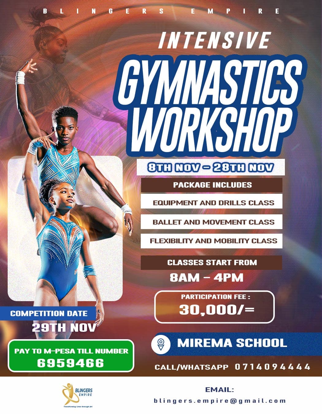 Intensive Gymnastics Workshop